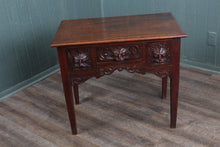 Load image into Gallery viewer, English Carved Oak Table c.1890
