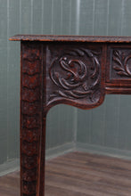Load image into Gallery viewer, English Carved Side Table with Drawer c.1890