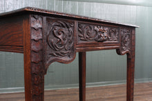 Load image into Gallery viewer, English Carved Side Table with Drawer c.1890