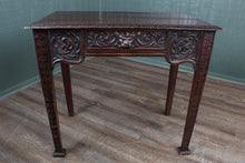 Load image into Gallery viewer, English Carved Side Table with Drawer c.1890