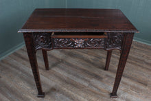 Load image into Gallery viewer, English Carved Side Table with Drawer c.1890