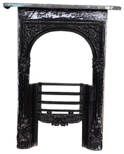 Load image into Gallery viewer, English Cast Iron Fire Surround c.1900