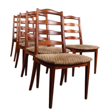 Load image into Gallery viewer, English G-Plan Danish Modern Afrormosia c.1960 Teak Set of 6