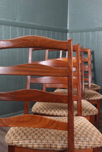 Load image into Gallery viewer, English G-Plan Danish Modern Afrormosia c.1960 Teak Set of 6