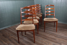 Load image into Gallery viewer, English G-Plan Danish Modern Afrormosia c.1960 Teak Set of 6