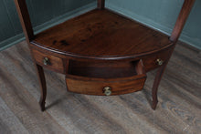 Load image into Gallery viewer, English George III Mahogany Corner Washstand c.1830