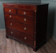 Load image into Gallery viewer, English Georgian Inlaid Chest c1850