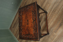 Load image into Gallery viewer, English Handcarved Oak Occasional Table c.1900