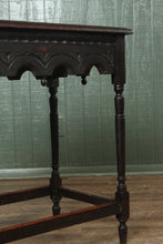 Load image into Gallery viewer, English Handcarved Oak Occasional Table c.1900