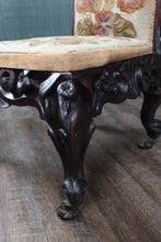 Load image into Gallery viewer, English Heavily Carved Mahogany Prie Dieu c.1880
