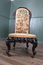 Load image into Gallery viewer, English Heavily Carved Mahogany Prie Dieu c.1880