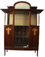 Load image into Gallery viewer, English Inlaid Arts and Crafts Cabinet c.1910