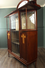 Load image into Gallery viewer, English Inlaid Arts and Crafts Cabinet c.1910