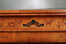 Load image into Gallery viewer, English Inlaid Burl Walnut Pier Cabinet c.1890