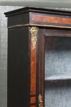 Load image into Gallery viewer, English Inlaid Ebonized Pier Cabinet c.1880