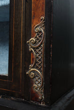 Load image into Gallery viewer, English Inlaid Ebonized Pier Cabinet c.1880