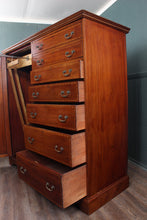 Load image into Gallery viewer, English Inlaid Mahogany Wardrobe early 1900s