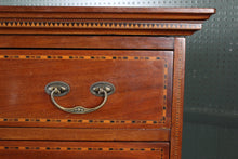 Load image into Gallery viewer, English Inlaid Mahogany Wardrobe early 1900s