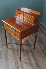 Load image into Gallery viewer, English Inlaid Mahogany Works Table c.1870
