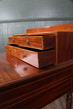 Load image into Gallery viewer, English Inlaid Mahogany Works Table c.1870
