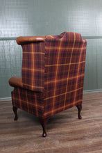 Load image into Gallery viewer, English Leather and Wool Wingback Handmade in Northern England