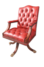 Load image into Gallery viewer, English Leather Desk Chair