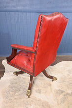 Load image into Gallery viewer, English Leather Desk Chair