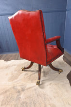 Load image into Gallery viewer, English Leather Desk Chair