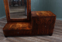 Load image into Gallery viewer, English Mahogany Art Deco Cheval c.1930