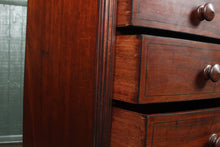 Load image into Gallery viewer, English Mahogany Bowfronted Chest c.1850