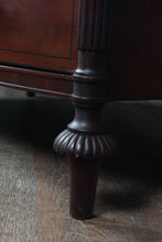 Load image into Gallery viewer, English Mahogany Bowfronted Chest c.1850