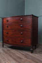 Load image into Gallery viewer, English Mahogany Bowfronted Chest c.1850