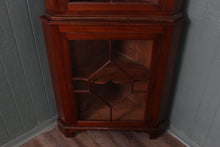 Load image into Gallery viewer, English Mahogany Corner Cabinet c.1900
