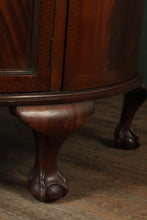 Load image into Gallery viewer, English Mahogany Demilune Cabinet c.1900