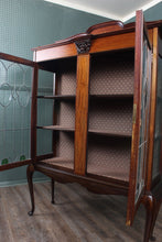 Load image into Gallery viewer, English Mahogany Display Cabinet c.1900