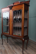 Load image into Gallery viewer, English Mahogany Display Cabinet c.1900