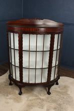 Load image into Gallery viewer, English Mahogany Display Cabinet c.1900