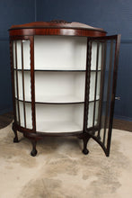Load image into Gallery viewer, English Mahogany Display Cabinet c.1900