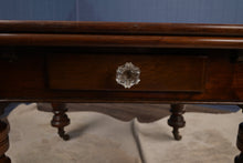 Load image into Gallery viewer, English Mahogany Drawleaf Table c.1900