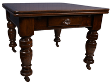 Load image into Gallery viewer, English Mahogany Drawleaf Table c.1900