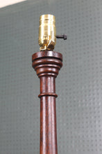 Load image into Gallery viewer, English Mahogany Floor Lamp *new US wiring*