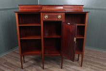 Load image into Gallery viewer, English Mahogany Inlaid Bookcase c.1900