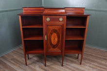 Load image into Gallery viewer, English Mahogany Inlaid Bookcase c.1900