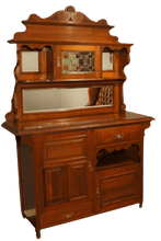 Load image into Gallery viewer, English Mahogany Mirrored Sideboard c.1890
