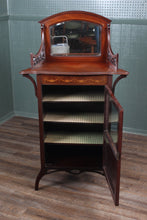 Load image into Gallery viewer, English Mahogany Music Cabinet c.1900