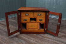 Load image into Gallery viewer, English Mahogany Tobacco Cabinet c.1890