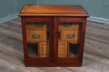 Load image into Gallery viewer, English Mahogany Tobacco Cabinet c.1890