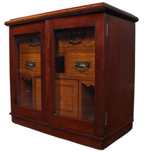 Load image into Gallery viewer, English Mahogany Tobacco Cabinet c.1890