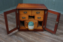 Load image into Gallery viewer, English Mahogany Tobacco Cabinet c.1890