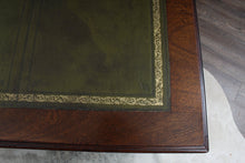 Load image into Gallery viewer, English Mahogany Tooled Leather Top Partners Desk c.1900